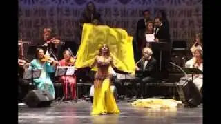Belly Dance with Cris! Basimah from Santa Barbara - Veil Dance with the UCSB Middle East Ensemble