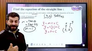 حل واجب The equation of the line part 1
