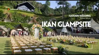 Beautiful Garden Wedding at a Luxury Glamping Site | IKAN Glampsite