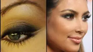 How-To: Kim Kardashian Makeup-- Double-Winged Liner