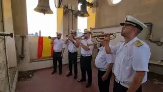 Toques de las Lágrimas de San Pedro por la Hermandad del Cristo de Burgos