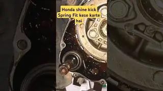 HONDA,✅ Shine kick spring Timing set kese karte hain 👍👍👍#shot video