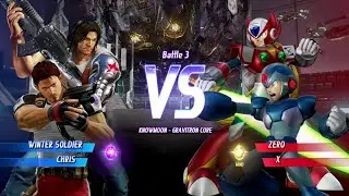 MARVEL VS CAPCOM INFINITE - WINTER SOLDIER/CHRIS VS MEGAMAN/ZERO (MAN/ANDROID)