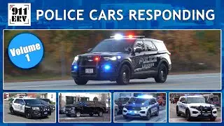 Police Cars Responding Compilation 1 | 2025 Responses
