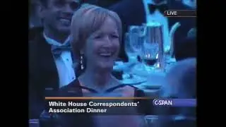 Steve Bridges as President George W  Bush at WHCA Dinner 2006 Good Natured and Hilarious