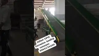 20 Feet UPVC Extrusion Loading Conveyor &ndash; Macro Conveyors📞 99445 54409 | Since 2010 | Made in India