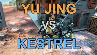 Infinity N5 Battle Report - Hsien Warrior Lt Yu Jing vs Kestrel Colonial Force (Evacuation)
