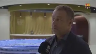 HANSI FLICK FIRST BARCELONA INTERVIEW.