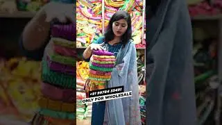 Daily wear saree collection, saree wholesaler surat #shorts #ajmerafashion