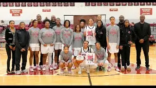 Muskegon's Mariah Sain celebrated Jan. 13, 2026, for reaching 1,000-point milestone