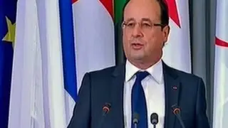 France's Hollande in landmark visit in Algeria