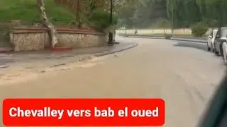 Inondations Chevalley vers bab el oued alger