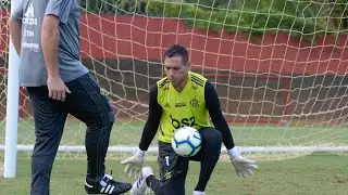 Treinamento Dos Goleiros do Flamengo ll Diego Alves - Cesar &+#4