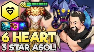 6 Heart - Infinite AP Scaling 3 Star Dragon!! | TFT Glitched Out | Teamfight Tactics