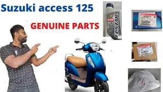 SUZUKI ACCESS 125 GENUINE PARTS ACCESSORIES ll सुजुकी एक्सेस के ओरिजिनल पार्ट्स डिटेल्स ll SH AUTO