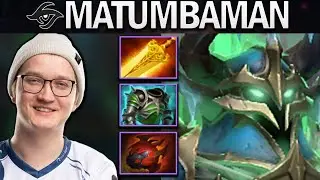 SECRET.MATUMBAMAN WRAITH KING WITH TANK BUILD - DOTA 2 7.28 GAMEPLAY