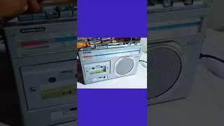 Samsang vintage cassette player RC-526TR 3 band FM radio mono stereo clear sound#shortsviral