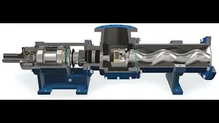 Dismantling a Progressive Cavity Pump (single screw horizontal pump)