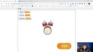 Making a Timer and Points in Scratch - Part 4 - Pause the Clock