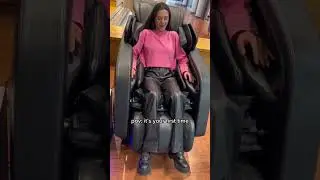 Try out our massage chairs! #massagechair #giftideas #homegym