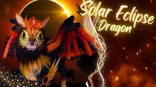 Solar Eclipse Dragon | Solar Eclipse inspired | Posable Art doll Process