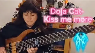 Doja Cat - Kiss me more (7 string Bass Impro) 