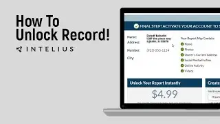How to Unlock Record on Intelius Website [easy]