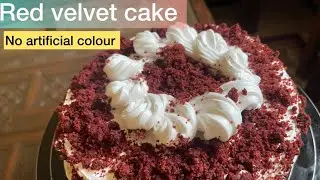 Natural Red Velvet Cake &ndash; No Artificial Colors, Soft & Moist#NoFoodColor#HomemadeCake #SoftCake#cake