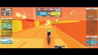 Zwift Racing | Rolling With ENVE | Stage 5 (Advanced) | Triple Twist | 1 lap - 24.5km - ⛰️201m