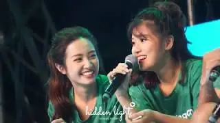 Hoàng Yến Chibi & Jun Vũ - Tea+ Đại hội đi trên nước | HD FANCAM FOCUS | 20180512