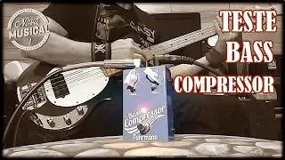 Pedal de Compressor Bom e Barato para o Baixo Fuhrmann Bass Compressor BC01