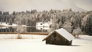 Winter Mountain Serenity ❄️ Calm Music & Snowy Peaks
