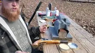 Loading and shooting a single shot black powder Kentucky pistol