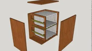 Slovenian AZ Hive 3D models AZ Frame
