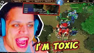 Tyler1 Goes TOXIC | Completely Outplays His Opponent (Warcraft 3)