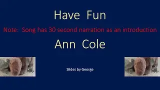 Ann Cole   Have Fun  KARAOKE