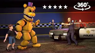 360&deg;| Bite of '83 Aftermath: Police Trouble (FNAF 4 Alternate Ending - Pt 4)