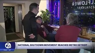 Metro Detroit businesses split on staying open during anti-ICE protest