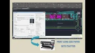 How to plot drawing dwg to Canon iPF810custom paper size