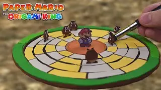 Making A Fight Scene Of The New Battle System From Paper Mario (The Origami King) With Polymer Clay