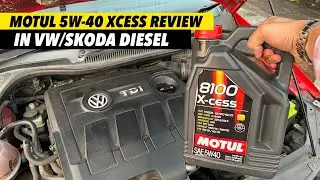 Motul Xcess 5w40 Fully Synthetic Oil Review for Diesel Engine | VAG Cars