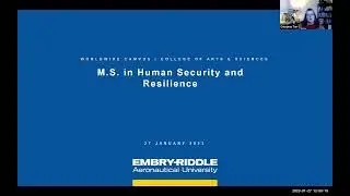 M.S. (online) in Human Security & Resilience -- Embry-Riddle Worldwide | College of Arts & Sciences