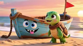 Try Again, Tiny Turtle! 🐢 | A Persistence Song for Kids | Nursery Rhyme | Toddler Dance