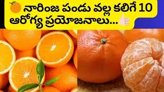 నారింజ పండు తినడం వల్ల కలిగే 10 ఆరోగ్య ప్రయోజనాలు🍊| health Benefits of oranges in telugu |