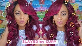 ZURY MADE ME DO IT | Glam Collection Pre-Tweezed Wig DELUX | Synthetic SLAY series #5
