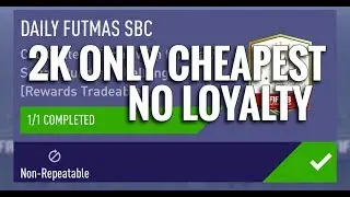 Daily Futmas SBC #17 (NO LOYALTY CHEAPEST)