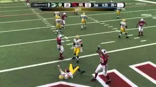 Calais Campbell with a BEAST safety