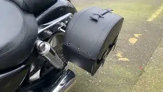 SORTED ! Triumph Thunderbird saddlebags with quick release sissybar fixed! @CustomCruisersLimited