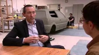 Ren&eacute; Bosma (directeur AKV|St. Joost over Hedwig Houben (kandidaat Prix de Rome 2015)