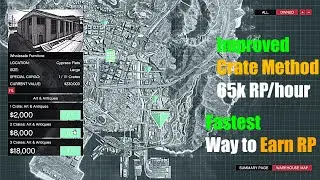 How to Rank Up Fast - SOLO RP Farm Rank Up Guide - GTA Online Improved Crate Method